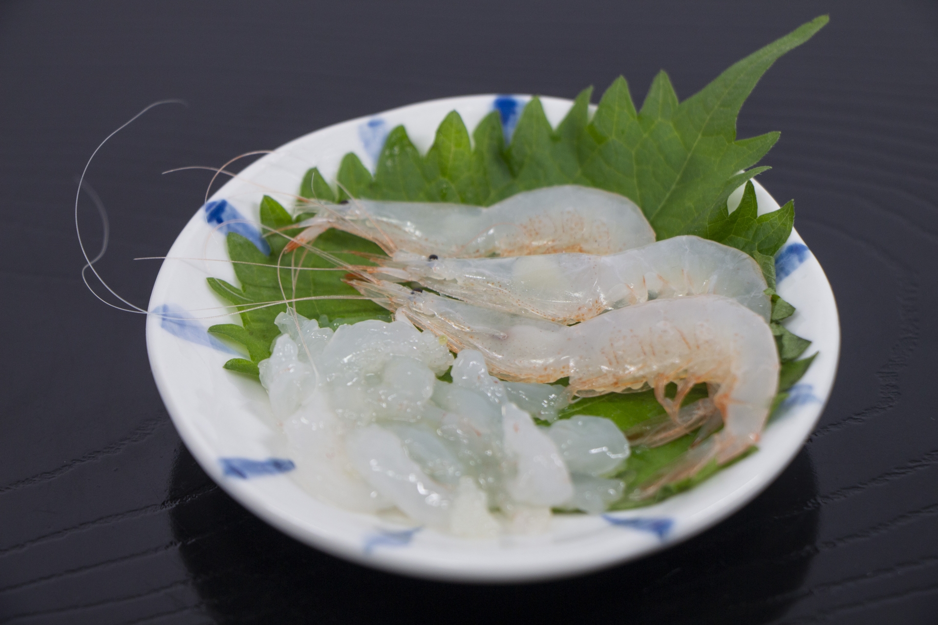 Famous Local Specialty: Shiro-ebi (White Shrimp) Sashimi in Amaharashi Coast