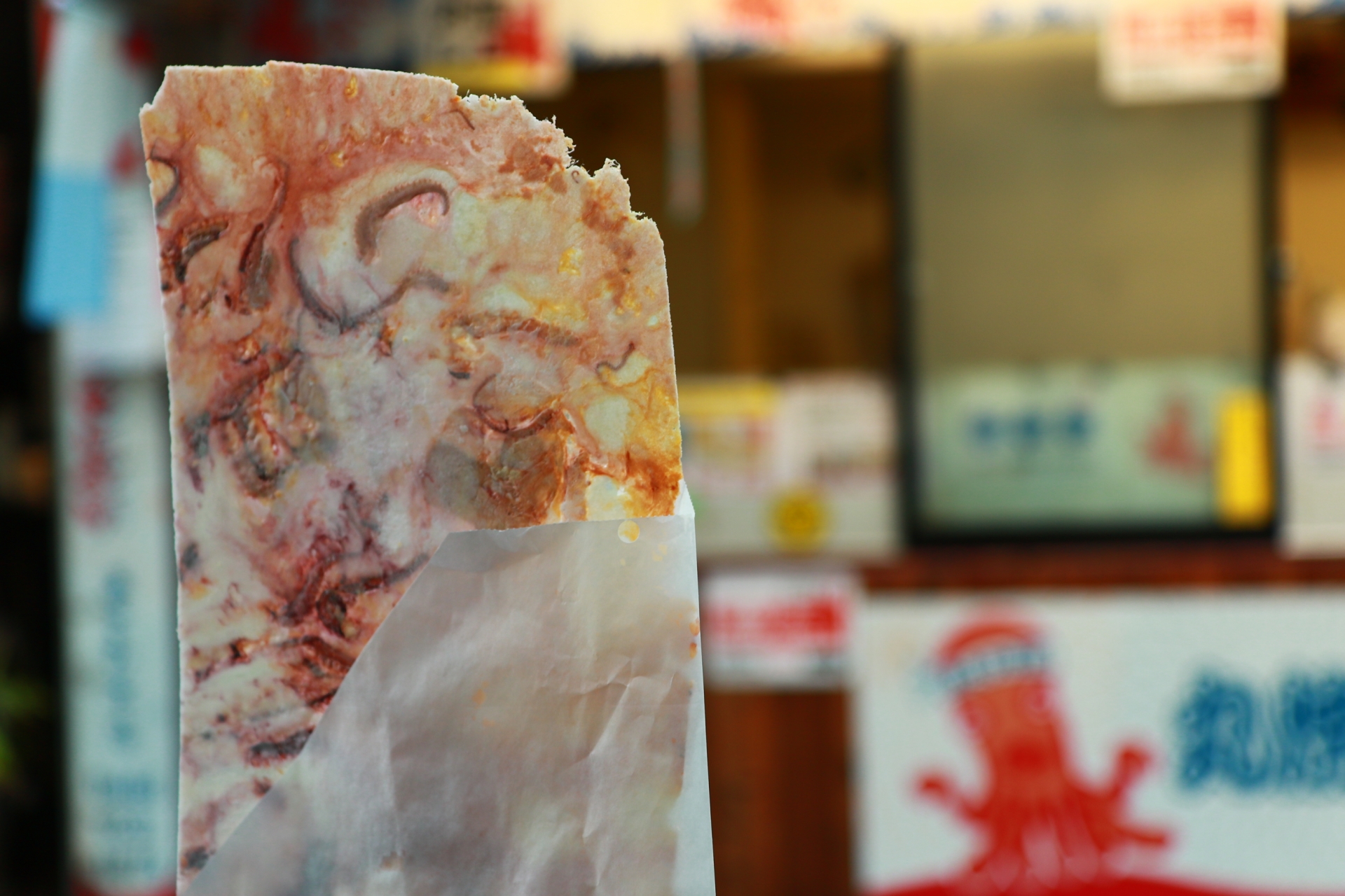 Famous Local Specialty: Tako Senbei (Octopus Cracker) in Enoshima Island