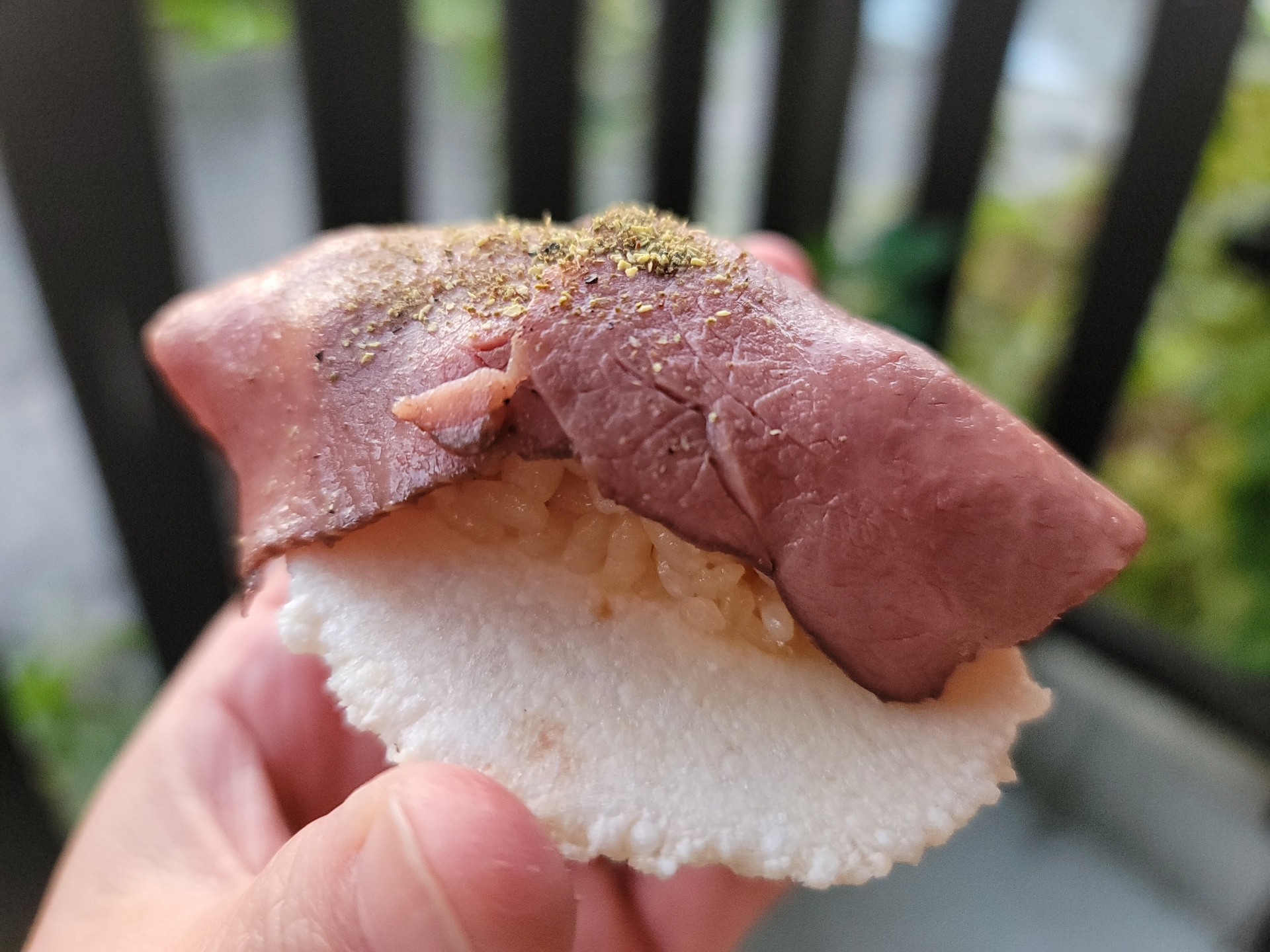 Famous Local Specialty: Hida Beef Nigiri in Hida Takayama