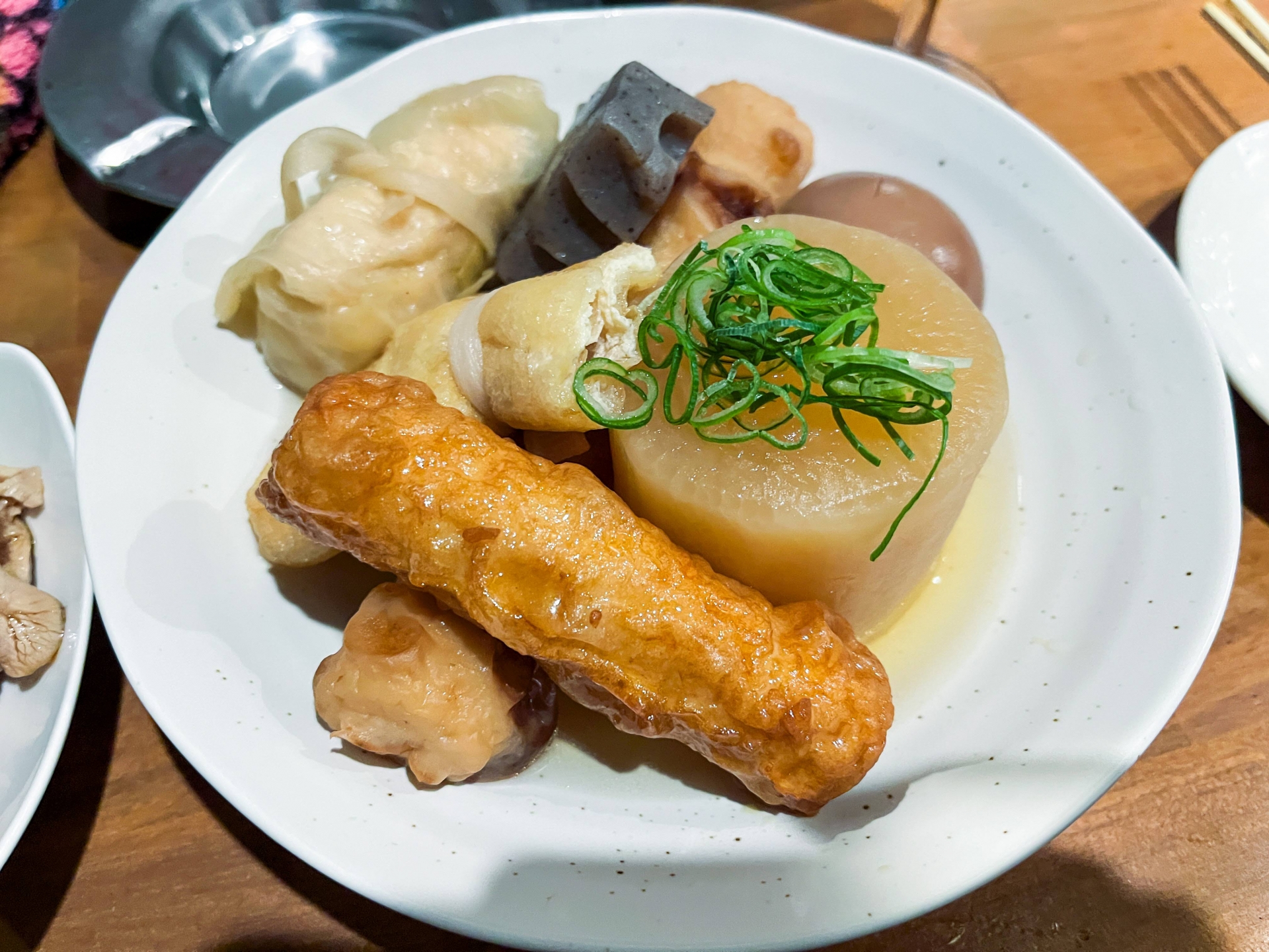 Famous Local Specialty: Himeji Oden with Ginger Soy Sauce in Himeji Castle