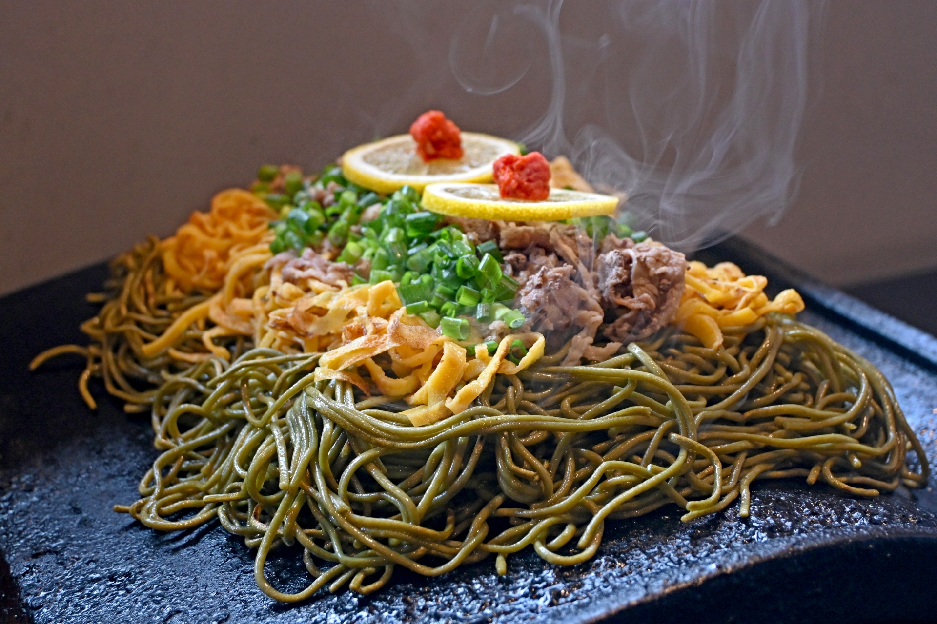 Famous Local Specialty: Kawara Soba in Motonosumi Shrine