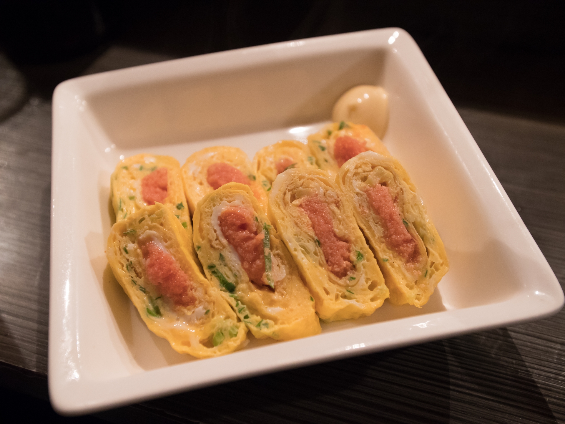 Famous Local Specialty: Mentaiko Tamagoyaki in Nakasu Yatai