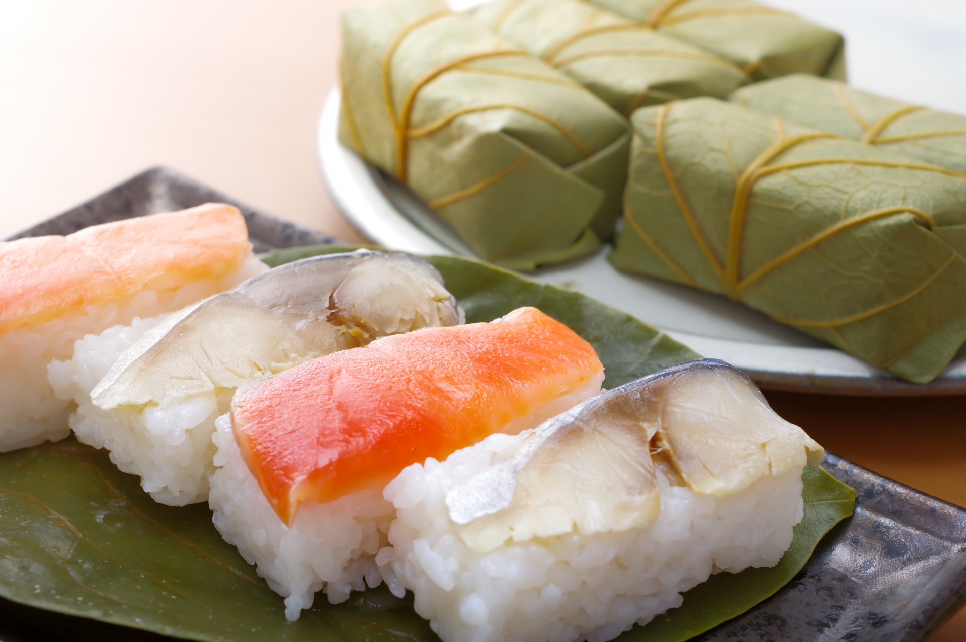 Famous Local Specialty: Kakinoha-zushi (Persimmon Leaf Sushi) in Nara Park
