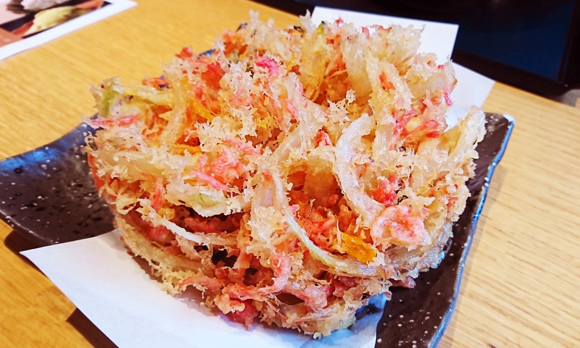 Famous Local Specialty: Sakura Shrimp (Sakura-ebi) Tempura in Nihondaira Ropeway