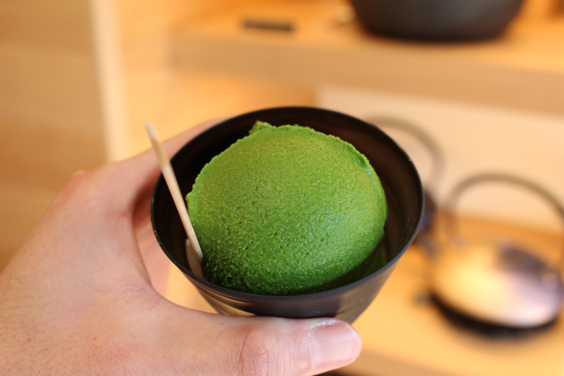 Famous Local Specialty: Nanaya Matcha Gelato (Level 7 Intensity) in Shizuoka City