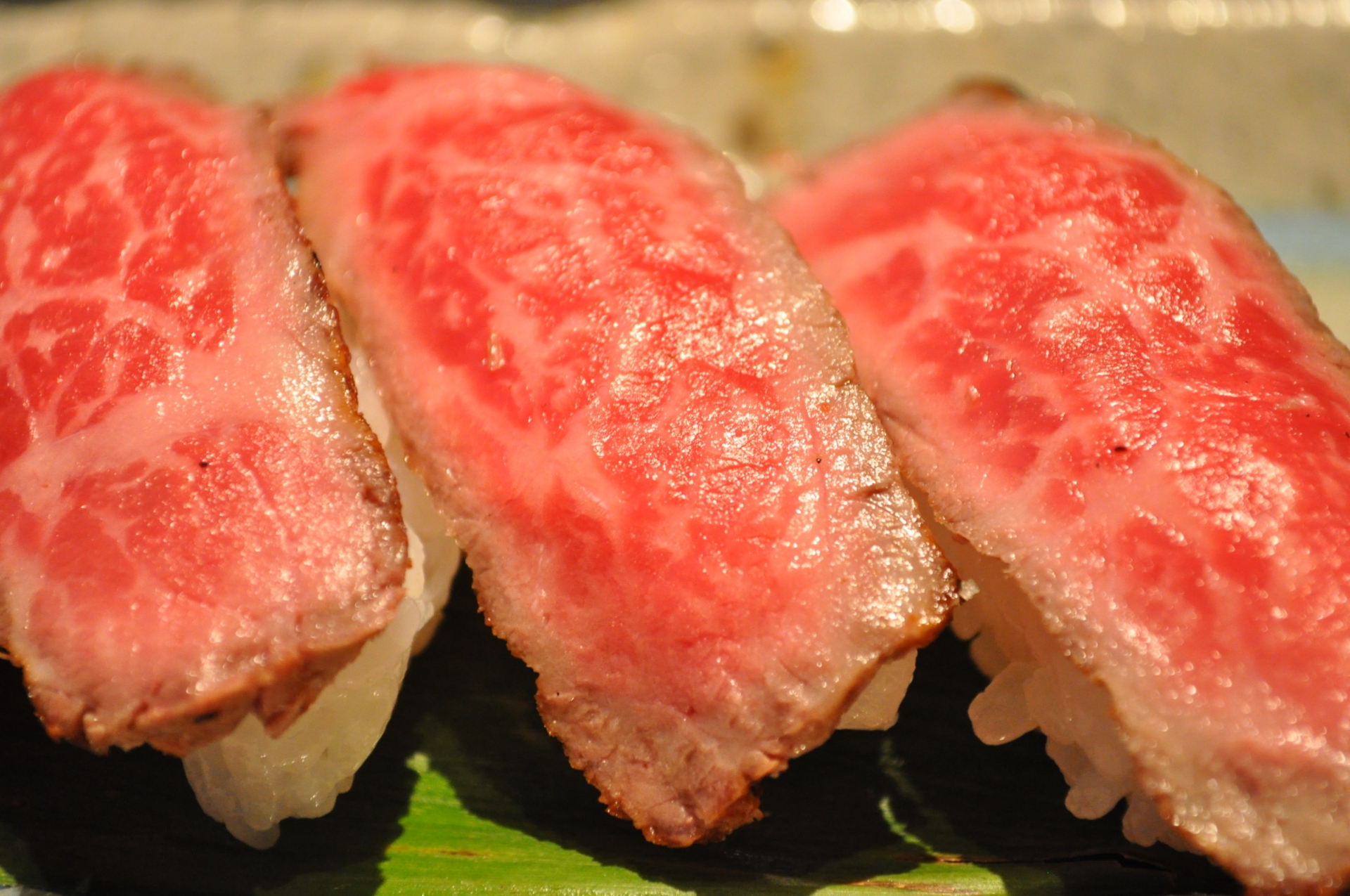 Famous Local Specialty: Hida Beef Nigiri Sushi in Takayama Old Town