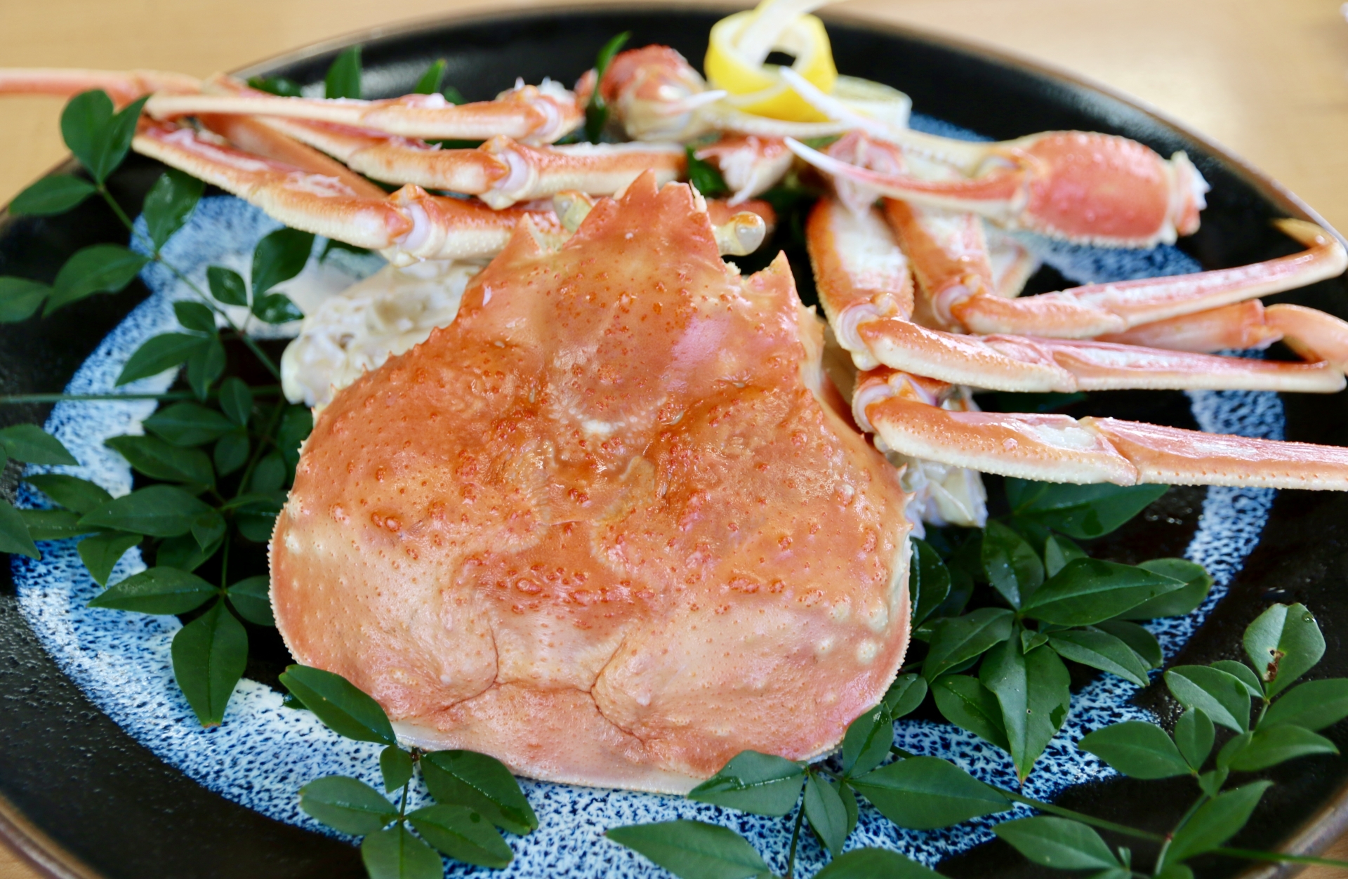 Famous Local Specialty: Matsuba Crab (Snow Crab) in Tottori Sand Dunes