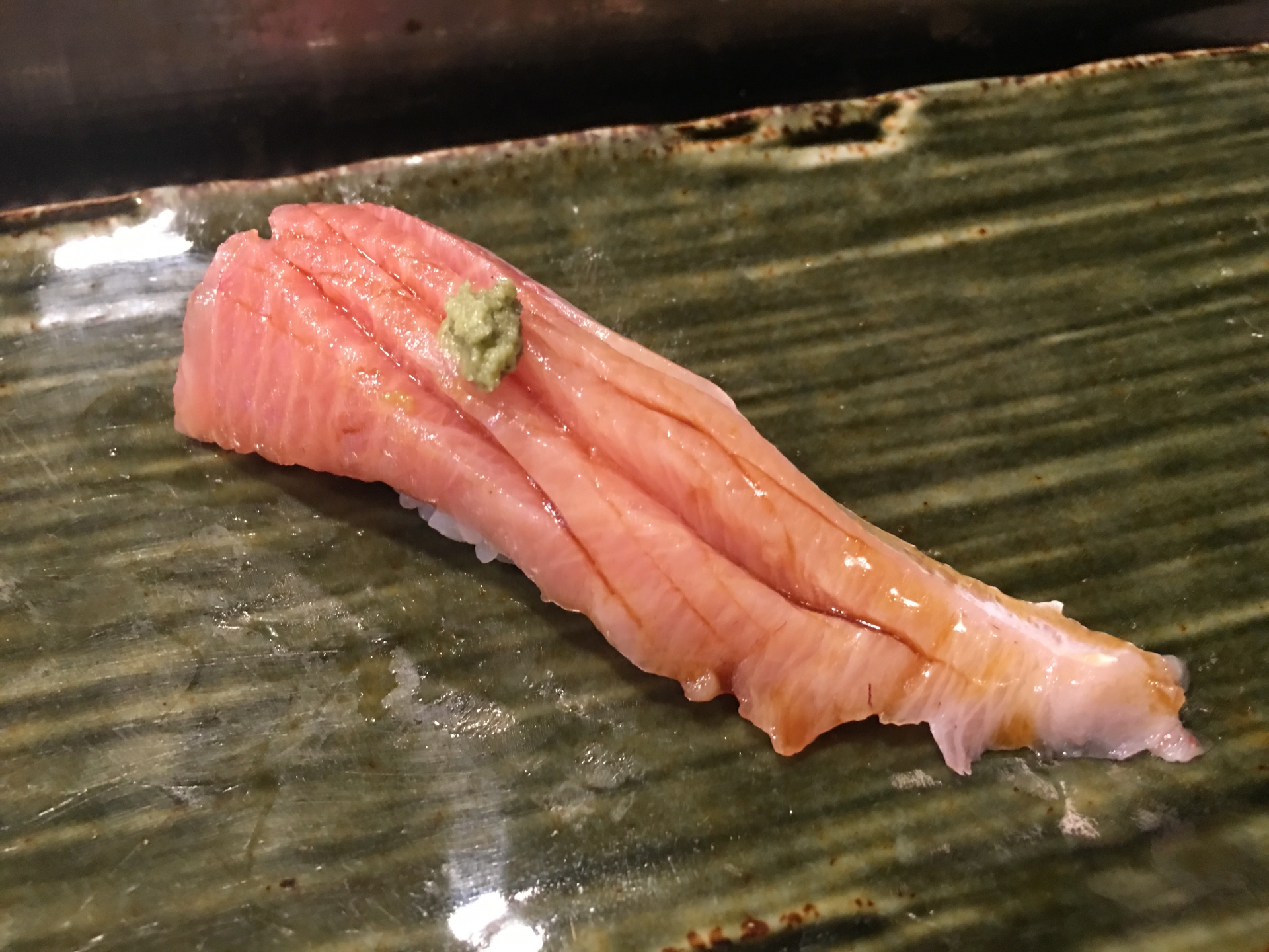 Famous Local Specialty: Otoro Nigiri (Fatty Tuna) in Tsukiji Outer Market