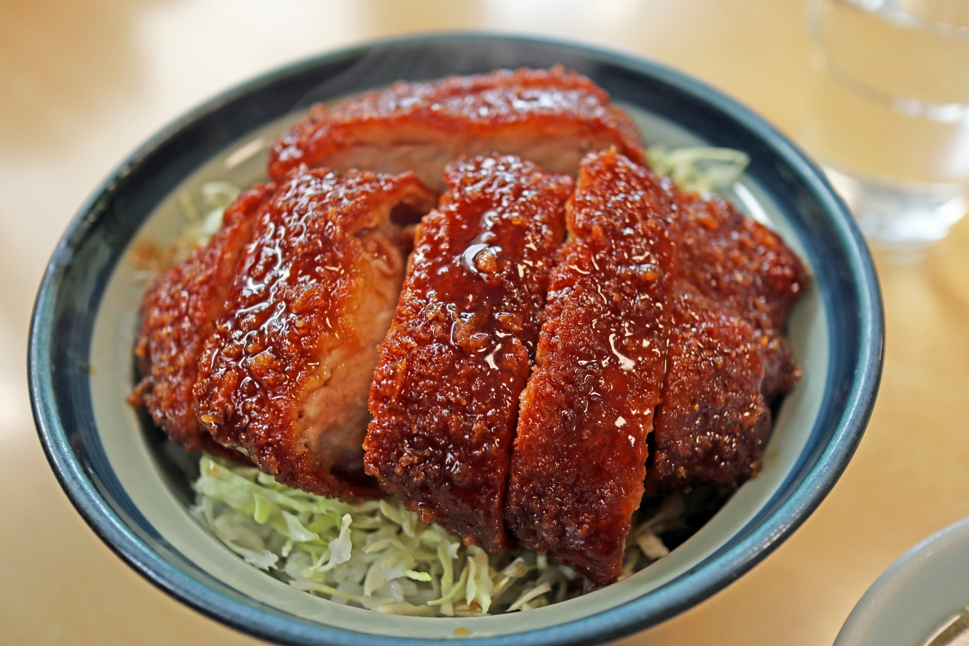 Famous Local Specialty: Aizu Sauce Katsudon in Tsuruga Castle