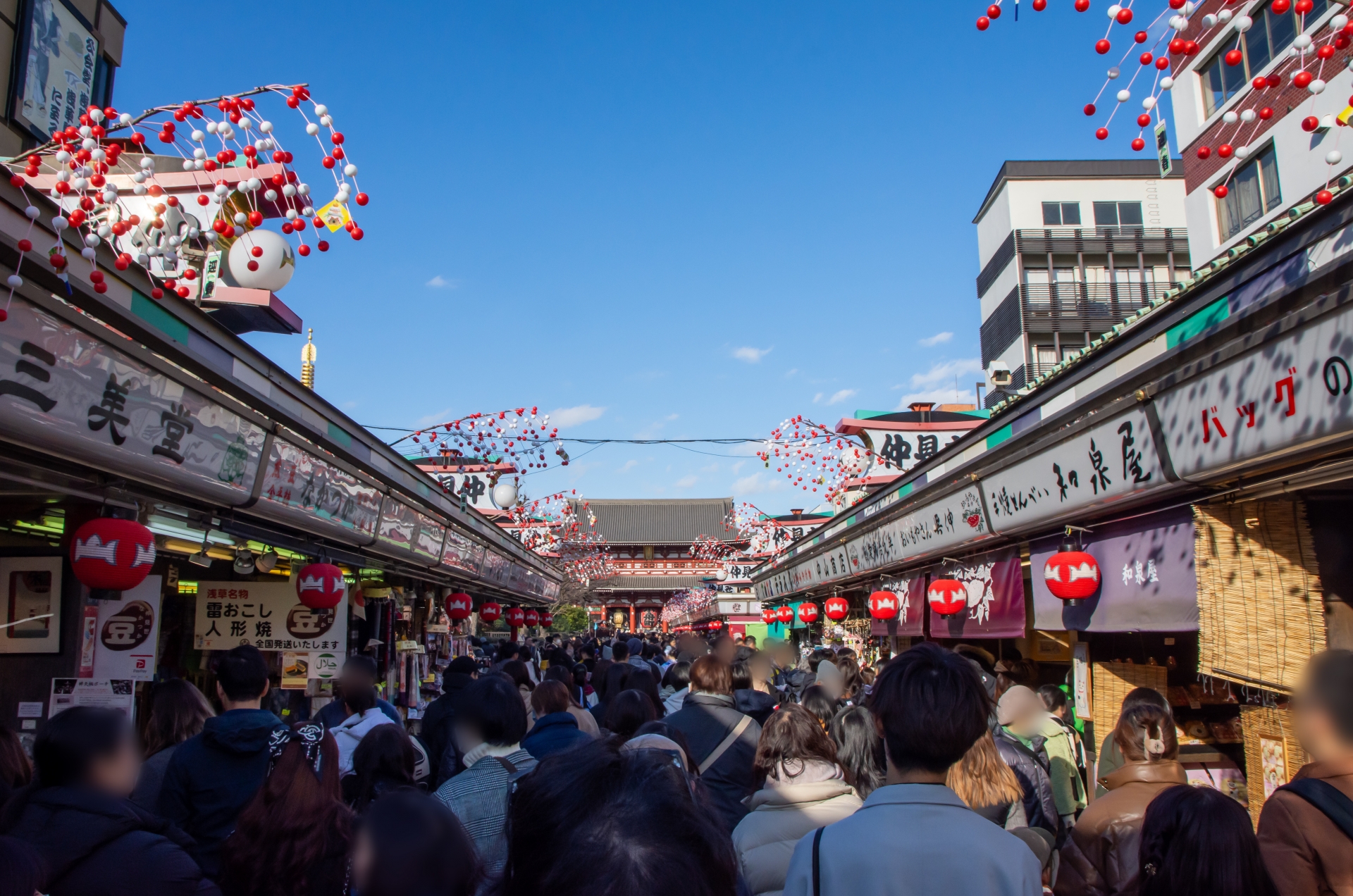 Atmospheric view of Asakusa Senso-ji - Japan Travel Guide
