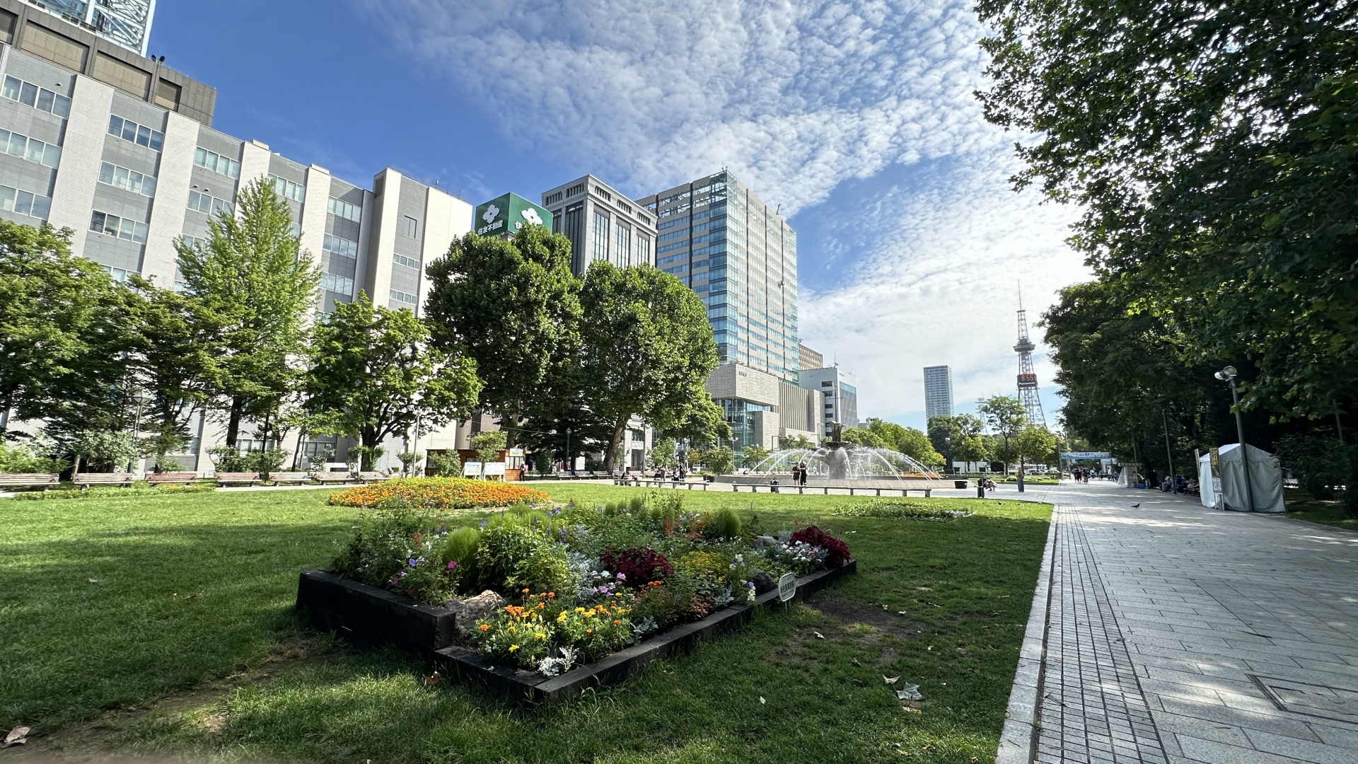 Atmospheric view of Odori Park - Japan Travel Guide